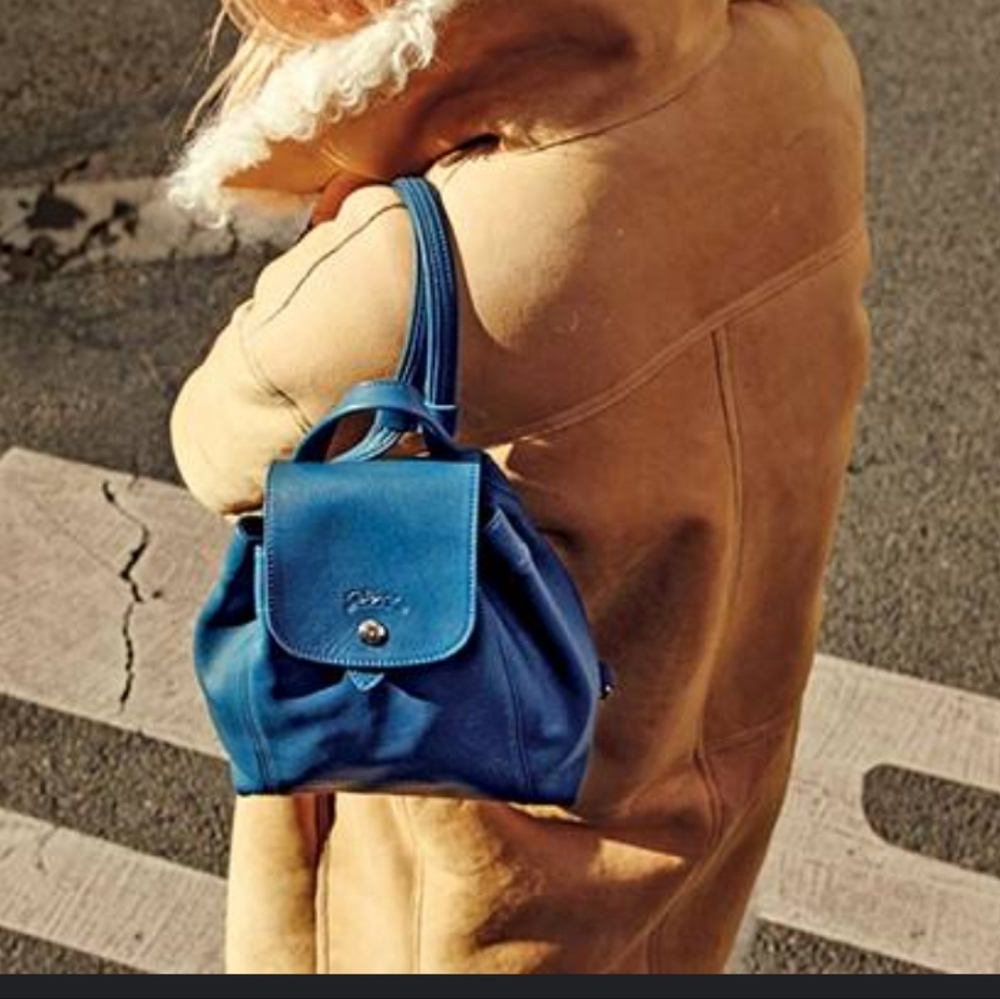 Longchamp Le Pliage Cuir Backpack
